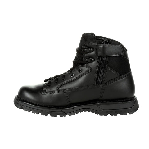 Rocky Portland 6" Size Zip Waterproof RKD0071 Mens Black Tactical Boots