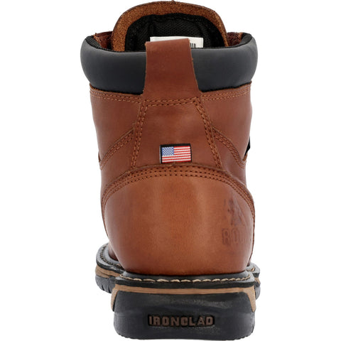 Rocky IronClad Waterproof RKK0361 Mens Brown Wide Leather Work & Safety Boots