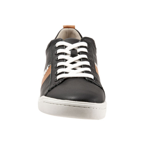 Softwalk Athens S2051-024 Womens Black Leather Lifestyle Sneakers Shoes