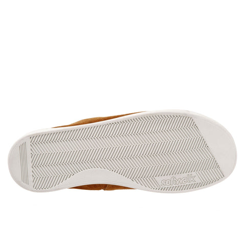 Softwalk Auburn S2151-258 Womens Brown Leather Slip On Mule Flats Shoes