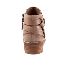 Softwalk Raleigh S2155-063 Womens Brown Wide Leather Ankle & Booties Boots