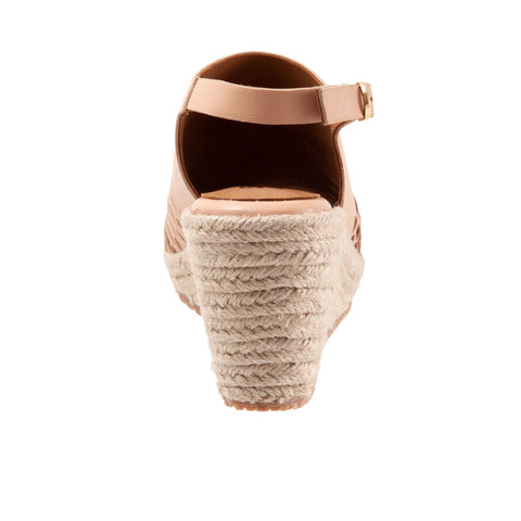 Softwalk Hixson S2207-749 Womens Beige Narrow Leather Wedges Sandals Shoes