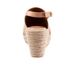 Softwalk Hixson S2207-749 Womens Beige Narrow Leather Wedges Sandals Shoes
