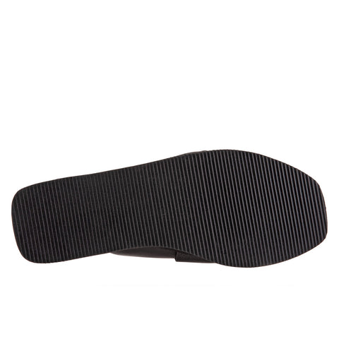 Softwalk Kara S2209-001 Womens Black Wide Leather Slides Sandals Shoes