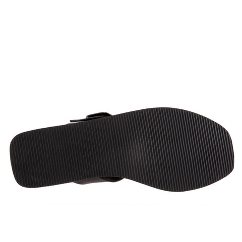 Softwalk Kisi S2210-001 Womens Black Narrow Leather Thong Sandals Shoes