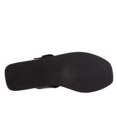 Softwalk Kisi S2210-001 Womens Black Narrow Leather Thong Sandals Shoes