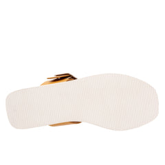 Softwalk Kisi S2210-787 Womens Orange Wide Leather Thong Sandals Shoes