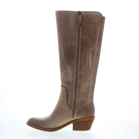 Sofft Anniston SF0023836 Womens Brown Leather Zipper Knee High Boots