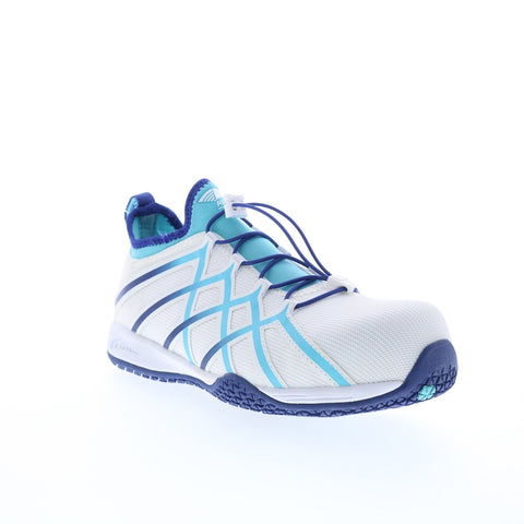 Avenger Hydro Carbon Toe Electrical Hazard Womens White Athletic Work Shoes