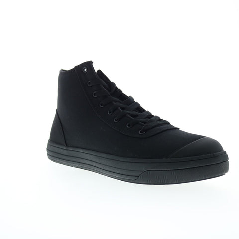 Avenger Blade 8 Eye Soft Toe A4104 Mens Black Wide Athletic Work Shoes