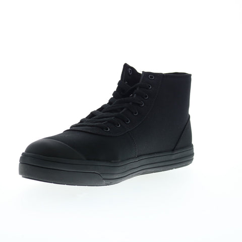 Avenger Blade 8 Eye Soft Toe A4104 Mens Black Wide Athletic Work Shoes
