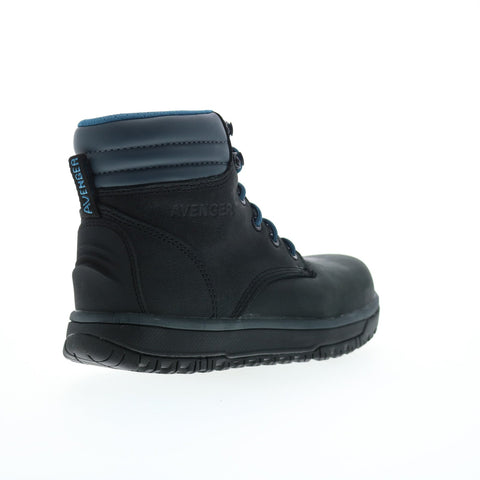 Avenger Reflex Carbon Toe Electrical Hazard SR Womens Black Wide Work Boots
