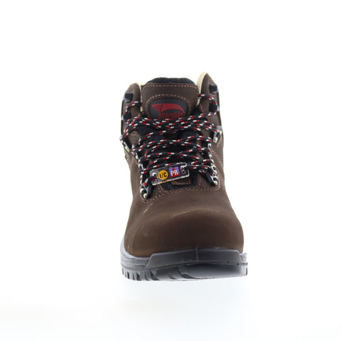 Avenger Breaker Composite Toe Electric Hazard PR WP 6" Mens Brown Wide Boots