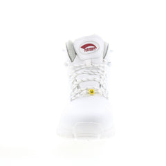 Avenger Flight Mid Alloy Toe SD 10 A7423 Mens White Leather Work Boots