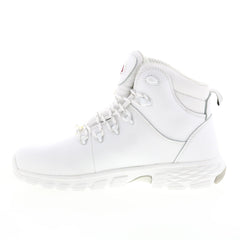 Avenger Flight Mid Alloy Toe SD 10 A7423 Mens White Leather Work Boots