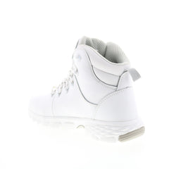 Avenger Flight Mid Alloy Toe SD 10 A7423 Mens White Leather Work Boots