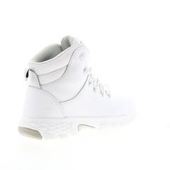 Avenger Flight Mid Alloy Toe SD 10 A7423 Mens White Leather Work Boots
