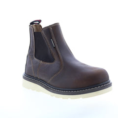 Avenger Wedge Soft Toe PR Electric Hazard WP 6" A7651 Womens Brown Work Boots