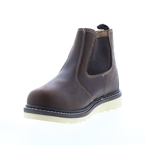 Avenger Wedge Soft Toe PR Electric Hazard WP 6" A7651 Womens Brown Work Boots