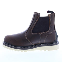 Avenger Wedge Soft Toe PR Electric Hazard WP 6" A7651 Womens Brown Work Boots