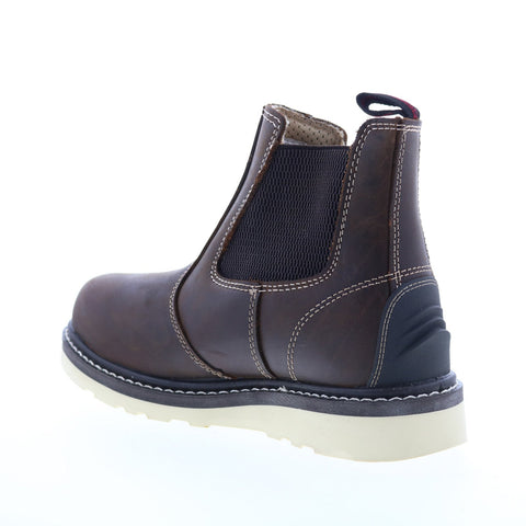 Avenger Wedge Soft Toe PR Electric Hazard WP 6" A7651 Womens Brown Work Boots