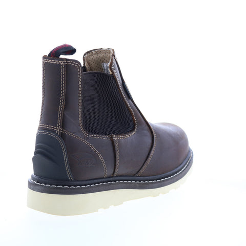 Avenger Wedge Soft Toe PR Electric Hazard WP 6" A7651 Womens Brown Work Boots