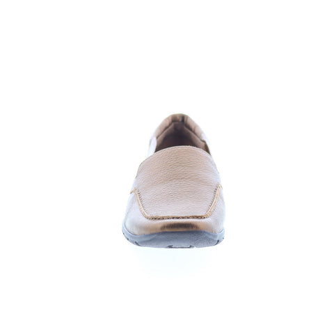 Easy Spirit Abide 8 SEABIDE8 Womens Brown Leather Loafer Flats Shoes