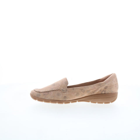 Easy Spirit Abide 8 SEABIDE8 Womens Brown Leather Loafer Flats Shoes