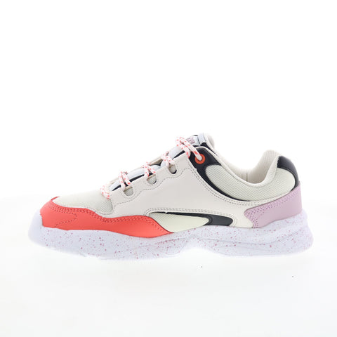DC Decel ADJS700091-LPO Womens Beige Leather Skate Inspired Sneakers Shoes