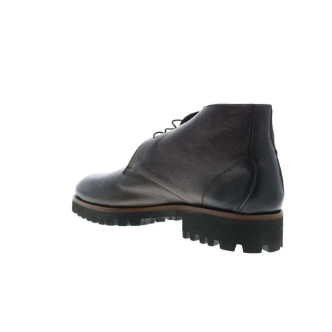 Di Bianco Alba Ciana Tmoro Mens Brown Leather Lace Up Chukkas Boots