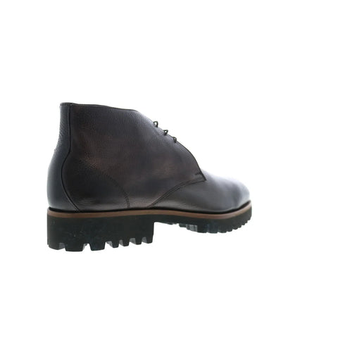 Di Bianco Alba Ciana Tmoro Mens Brown Leather Lace Up Chukkas Boots