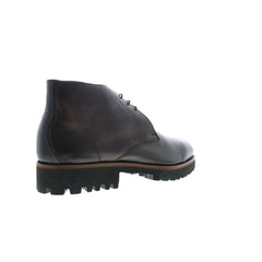 Di Bianco Alba Ciana Tmoro Mens Brown Leather Lace Up Chukkas Boots