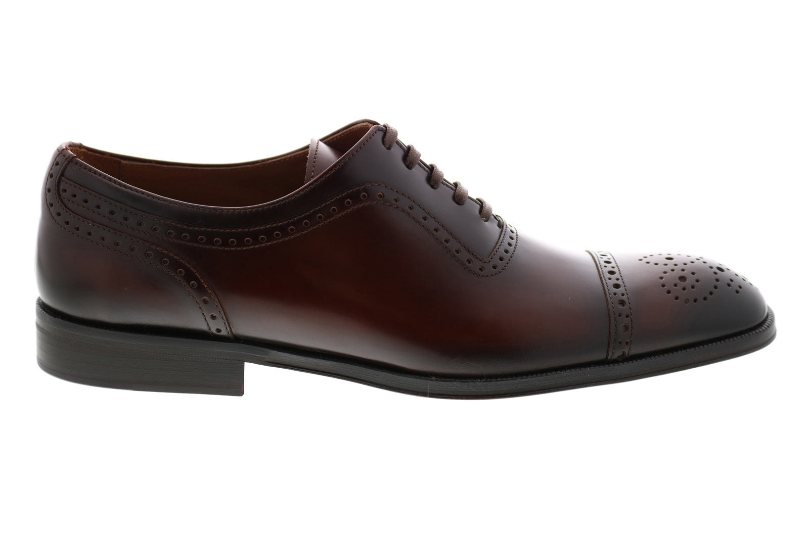 Bruno Magli Ancona ANCONA Mens Brown Oxfords Wingtip Brogue