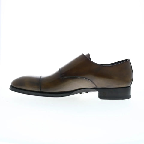 Di Bianco Arezzo Deco SBP934 Mens Brown Oxfords & Lace Ups Casual Shoes