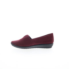 Easy Spirit Arlie 2 SEARLIE2 Womens Red Canvas Slip On Loafer Flats Shoes