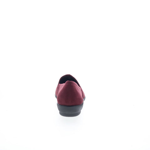 Easy Spirit Arlie 2 SEARLIE2 Womens Red Canvas Slip On Loafer Flats Shoes