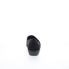 Easy Spirit Audrey 2 SEAUDREY2 Womens Black Wide Canvas Loafer Flats Shoes