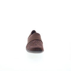 Easy Spirit Audrey 2 SEAUDREY2 Womens Brown Canvas Loafer Flats Shoes