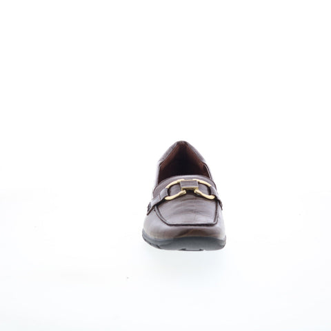 Easy Spirit Avienta SEAVIENTA Womens Brown Leather Loafer Flats Shoes