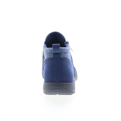 Easy Spirit Balsim 2 SEBALSIM2 Womens Blue Wide Canvas Casual Dress Boots