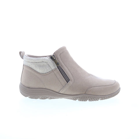 Easy Spirit Balsim 2 SEBALSIM2 Womens Brown Wide Suede Ankle & Booties Boots