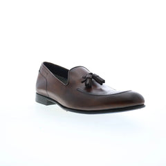 Di Bianco Bari Sella Mens Brown Leather Loafers & Slip Ons Casual Shoes