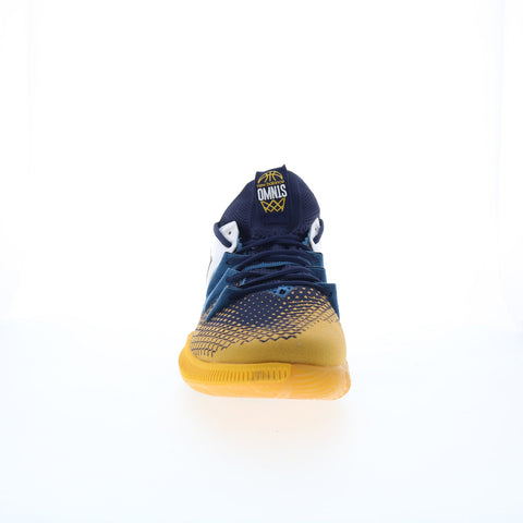 New Balance OMN1S BBOMNLOB Mens Blue Canvas Athletic Basketball Shoes