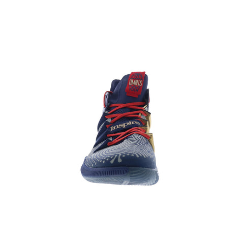New Balance OMN1S BBOMNXMK Mens Blue Canvas Athletic Basketball Shoes