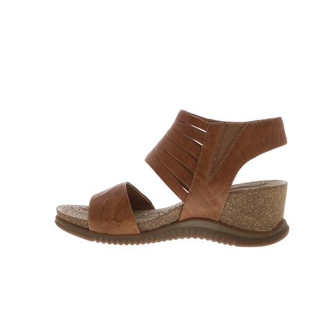 Bionica Gracen BI0013200 Womens Brown Leather Slip On Wedges Sandals Shoes