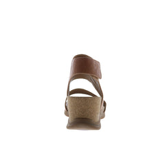 Bionica Gracen BI0013200 Womens Brown Leather Slip On Wedges Sandals Shoes
