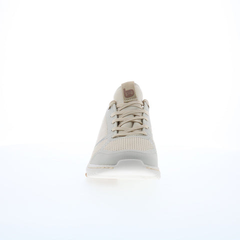Bionica Oakler BI0017200 Womens Beige Mesh Lace Up Lifestyle Sneakers Shoes
