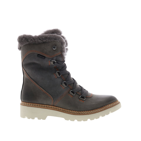 Bionica Demee BI0017908 Womens Gray Suede Lace Up Casual Dress Boots