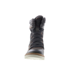 Bionica Demee BI0017908 Womens Gray Suede Lace Up Casual Dress Boots