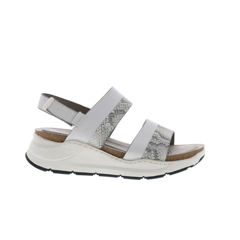 Bionica Odelia BI0020754 Womens White Leather Strap Slingback Sandals Shoes